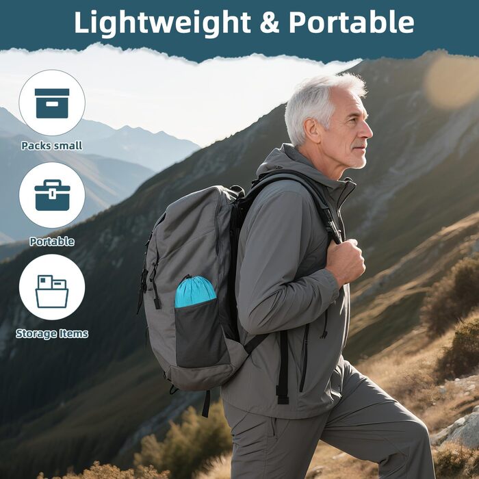 Гамак для відпочинку на природі: міцний, ультралегкий, для кемпінгу та подорожей (200x300 см)