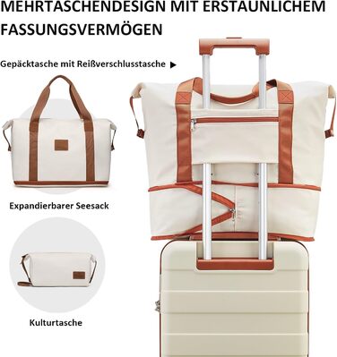 Набір валіз Imiomo 5шт з жорстким корпусом, 4 колеса та TSA-замок (білий)