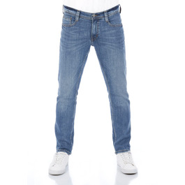 Джинси чоловічі MUSTANG Oregon Tapered Fit, блакитні (Light Blue Denim) - розтяжка, зручний крій 30-40/32-34