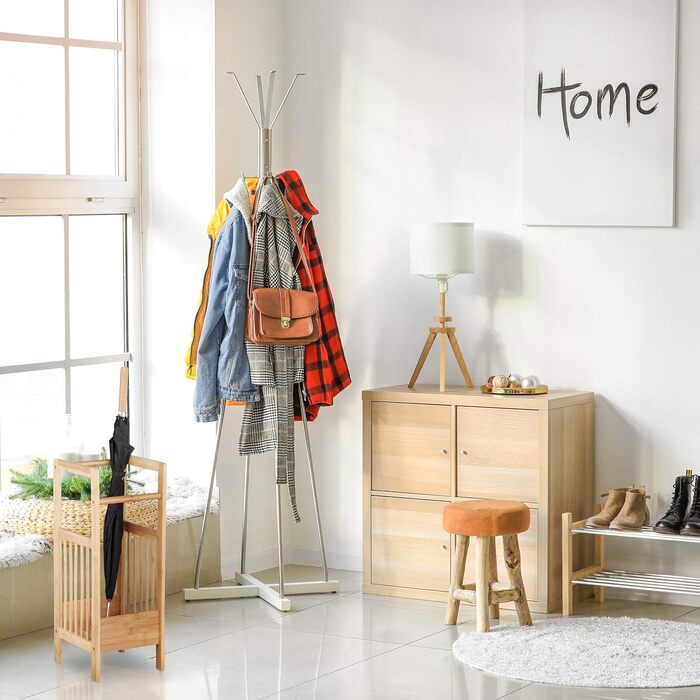 Підставка для парасольок Relaxdays з натурального бамбука, 26.5 x 25 x 64 см