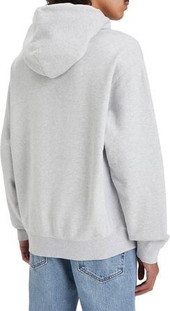 Чоловічий капюшонний світшот Levi's Authentic, сірий світло-сірий (XS)