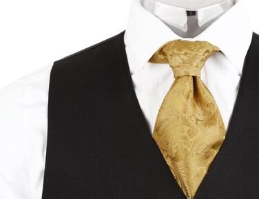 Набір краватка-хустинка Alizeal Paisley (Золотисто-оливковий) для чоловіків