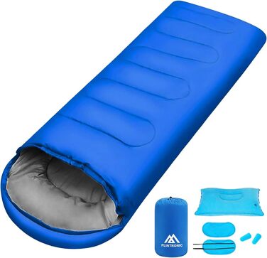 Сплячий мішок Flintronic: Легкий, для кемпінгу та подорожей, 210 x 75 см