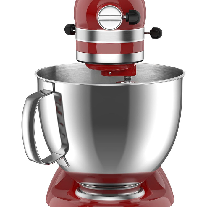 Миска з нержавіючої сталі GVODE для KitchenAid 4,5-5 л – аксесуар для міксера, металева чаша для кухонної машини