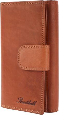 Benthill Large Wallet for Women Leather | Large Card Holder Wallet | Long Wallet with RFID Protection | Genuine Leather Women's Purse including Gift Box, Color: Brown