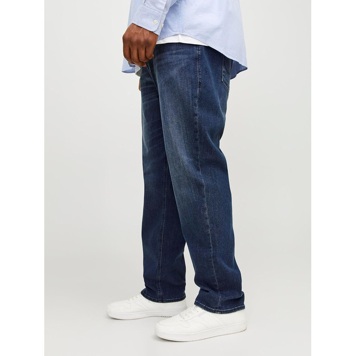 Джинси чоловічі JACK & JONES Jjiglenn Original AM 812 Noos PLS 44W/32L сині, денім