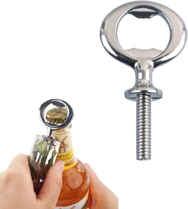 10 Pieces Bottle Opener Blanks DIY Stainless Steel Beer Opener Hardware Bottle Opener Blanks