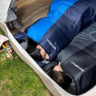 Сплячий мішок Outdoor для дорослих, зимовий, машинного прання, водонепроникний, 3-4 сезони, з компресійним мішком, для кемпінгу, походів, подорожей, 0°C, комфортний, рожевий