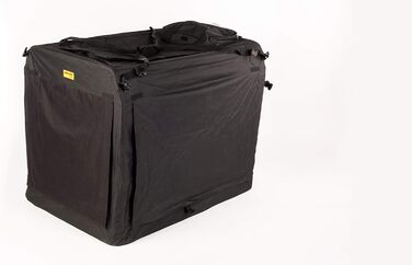 Кія для собак, вольєр для собак, переноска для собак, клітка для собак, бокс для собак 122x79x99 см (чорний)