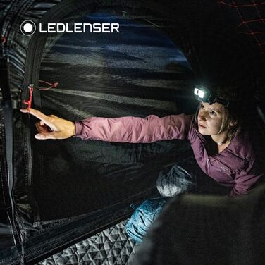 Налобний ліхтар Ledlenser HF6R Signature, 2000 лм, акумуляторний, водонепроникний IP68, з червоним світлом, для туризму та активного відпочинку, бірюзовий