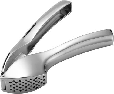 Houlime Garlic Press – stainless steel, easy to clean, easy to squeeze, professional garlic mincer with 5-year warranty, HHLM001
