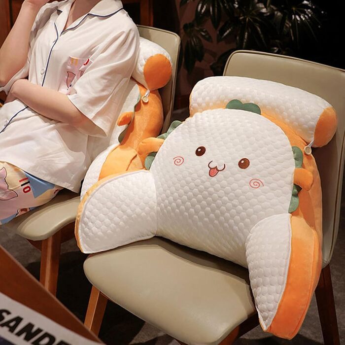 Підголовник для ліжка з підлокітниками, подушка для читання з підтримкою шиї та підлокітниками - для читання, відпочинку та перегляду телевізора (70x40 см)