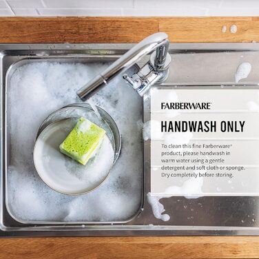 Набір кухонних ножів і аксесуарів Farberware, 22 предмети, нержавіюча сталь, самозаточувальні, чорні рукоятки