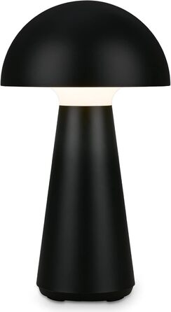 LED настільна лампа BRILONER бездротова з торшером, диммування, тепле світло, 28x16 см, чорний колір