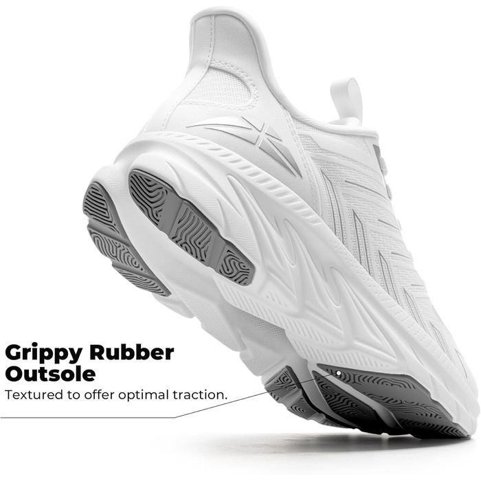 Жіночі спортивні сліпони ALLSWIFIT: зручні, дихаючі, з антиковзкою підошвою, для бігу, тенісу, фітнесу та крос-тренінгу, розмір 40.5 EU, білі