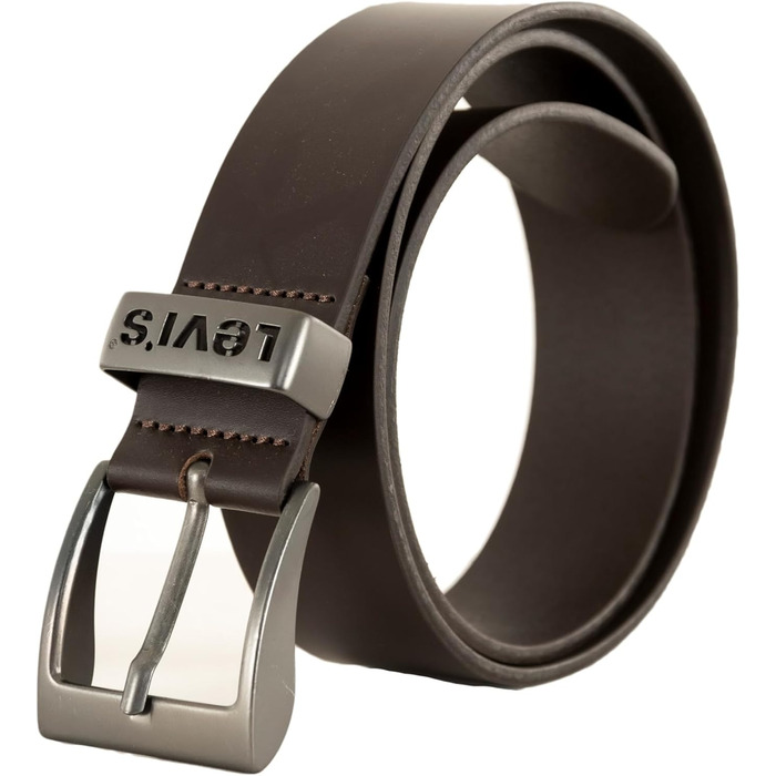 Чоловічий/Жіночий ремінь Levi's Ashland Metal, коричневий (1 шт.)