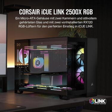 Корпус для ПК CORSAIR 2500X mATX з двокамерним дизайном та підтримкою зворотного підключення материнської плати