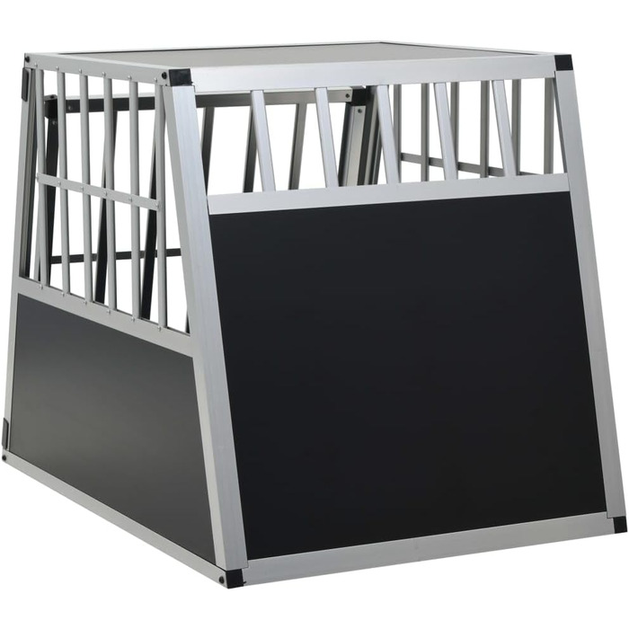 Транспортна переноска для собак vidaXL з подвійними дверцятами, 94x88x69 см