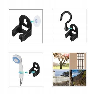 Кемпінговий душ з акумулятором 2200 мАг, портативний душ-помпа