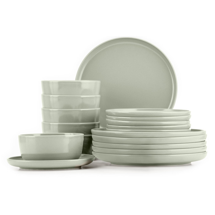 Обідній сервіс VictO Konsimo, набір тарілок на 6 осіб / 18 предметів