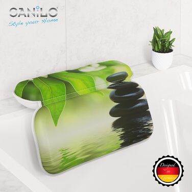 Sanilo Bathtub Pillow, many comfortable bath pillows with designs, neck pillow with strong suction cups, washable (Harmony)