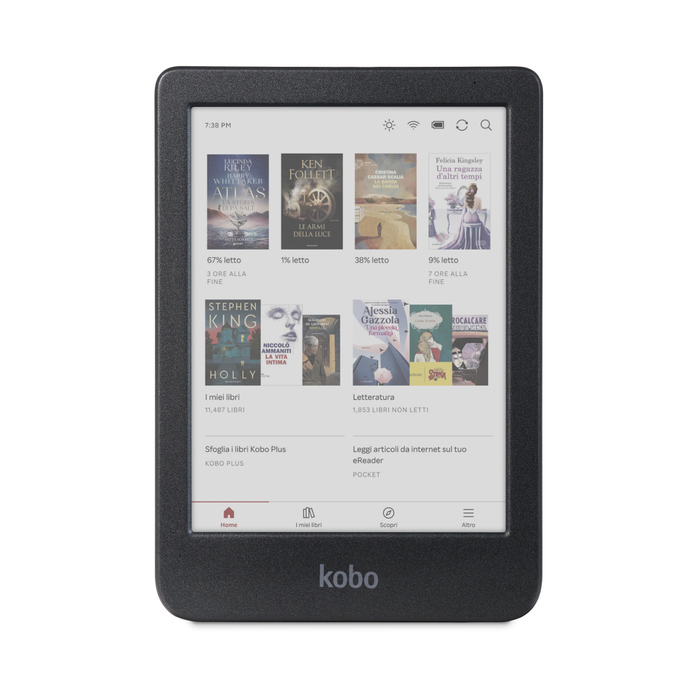 Електронна книга Kobo Clara Colour, чорна (N367KUBKKCK)