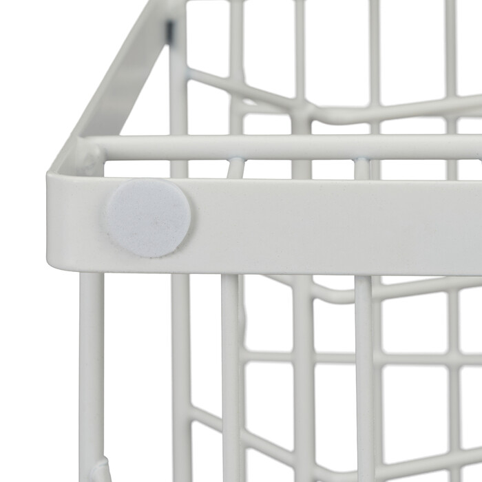 Relaxdays White Spice Rack with 3 Tiers