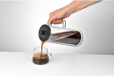WMF Coffee Time Coffeepress double-walled 0.75l, French Press, coffee maker for 6 cups, glass, dishwasher-safe