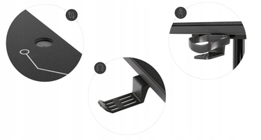 Письмовий стіл COBRA XL-Mate CRF160, Чорний