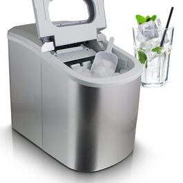 Машина для приготування льоду Eiswürfelmaschine (срібна)