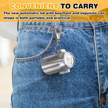 2 Piece Portable Ashtrays for On the Go: 5.8 * 4cm Odor-Proof Ashtrays with Lid and Keychain, Mobile Portable Ashtray Travel Ashtray for Outdoors Camping (Black+Gray)