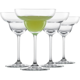 SCHOTT ZWIESEL Margaritaglas Bar Special (Set of 4), flared cocktail glasses for Margaritas, dishwasher-safe Tritan crystal glasses, Made in Germany (Art.-Nr. 123627), Clear