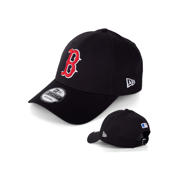 Кепки New Era чоловічі бейсболки NBA NFL MLB - лімітовані дизайни, Yankees, Lakers, Bulls, Dodgers, Raiders, Chiefs (Boston Red Sox Black V2)
