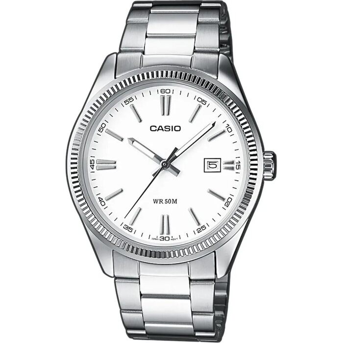 Жіночий наручний годинник Casio Collection LTP-1302PD білого кольору