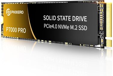 SSD Phixero P7000Pro 1TB M.2 NVMe PCIe Gen4x4 - 7000 МБ/с | Для PS5, геймінгу та редагування відео