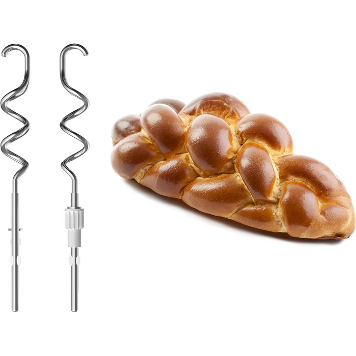 Міксер ручний Moulinex Quickmix HM3108, 300 Вт, 5 швидкостей, нержавіюча сталь, для тіста, випічки