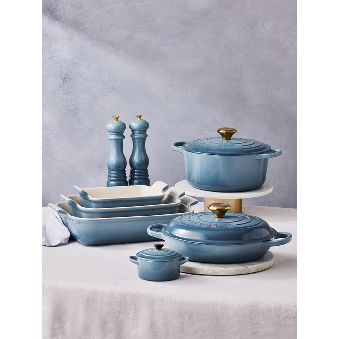 Млинок для перцю Le Creuset, ABS-пластик, керамічний механізм, 6,2x20,8 см, колір Chambray