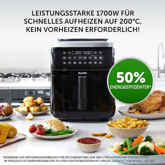 Аерофритюрниця Breville Halo Flexi 7 л з пароваркою (SteamFry)