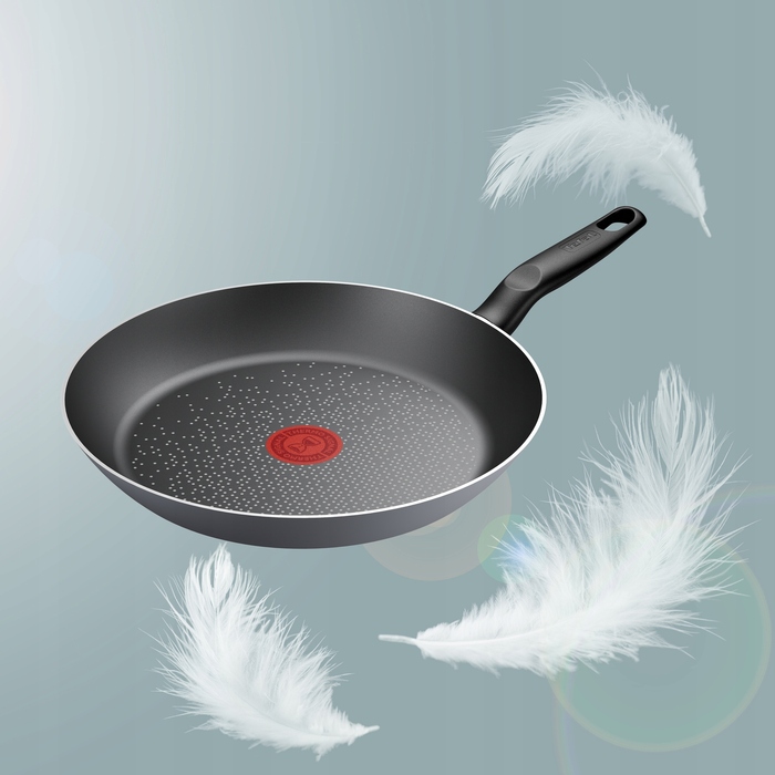 Набір сковорідок Tefal з антипригарним покриттям, сірі, 3 предмети (20/24/28 см)