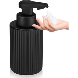 Phneems Automatic Soap Dispenser Electric Soap Dispenser Sensor with Sensor Automatic Foam Soap Dispenser Automatic Foam Dispenser No Touch Foam Dispenser for Bathroom, Kitchen, Office USB Black