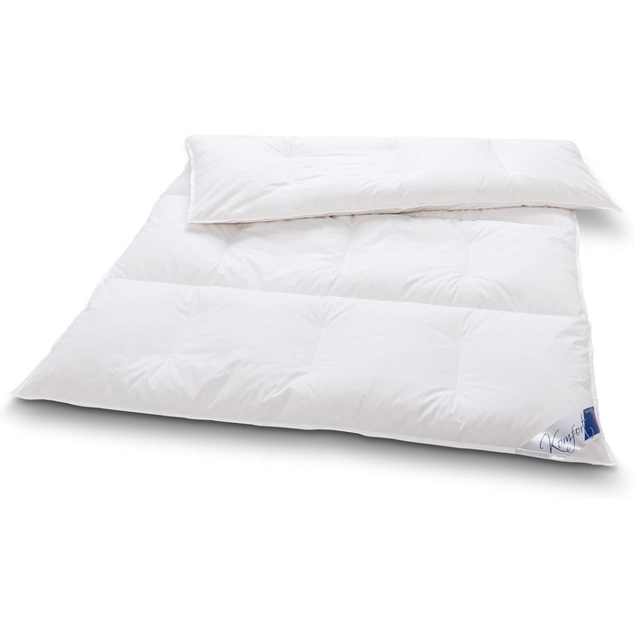 Böhmerwald Comfort 4-Chamber Box Spring Bed, 90% Down / 10% Feathers, Warmth Rating: superwarm, Size: 155 x 220 cm. Extra Warmth Rating 155 x 220 cm