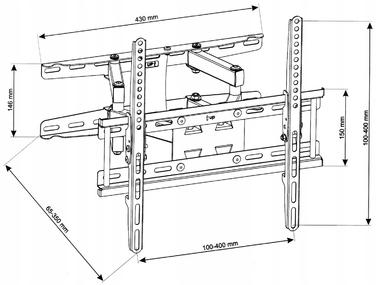 Кронштейн для телевізора 23-60