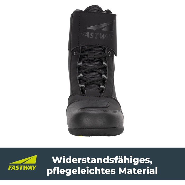 Моточоботи FAST WAY Touring 201 для чоловіків, CE сертифіковані, захист гомілки та перемикання передач, чорні, розмір 37-47