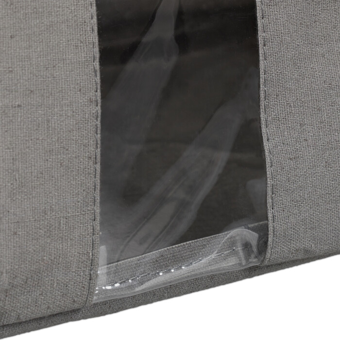 Relaxdays Storage Basket with Clear Window