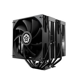 Система охолодження CPU ENERMAX ETS-T60D з 2 вентиляторами 120mm PWM, гідравлічним підшипником та 4 тепловими трубами (6mm), підтримка TDP 200W+, AM5/AM4/LGA1851/1700/115x