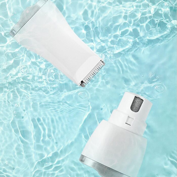 Набір 4-в-1 для стрижки собак та котів: машинка для стрижки, тример для лап, точилка для кігтів. Безшумна, акумуляторна, IPX7, 4 насадки для догляду за тілом, очима, вухами та мордою.