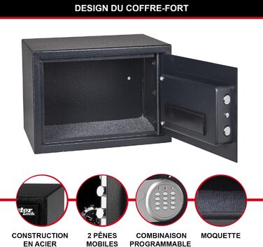 Сейф Master Lock з електронним кодовим замком, 16 л, 22 x 35 x 27 см