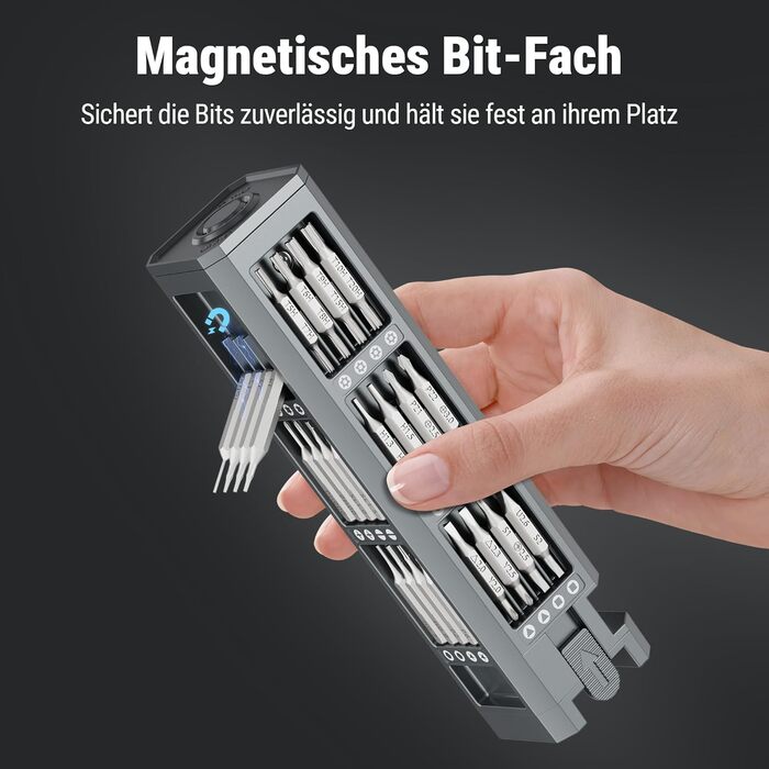 Набір викруток WORKPRO 60 в 1 для дрібної механіки, преміум-якість, з бітами Cr-V, для точного ремонту