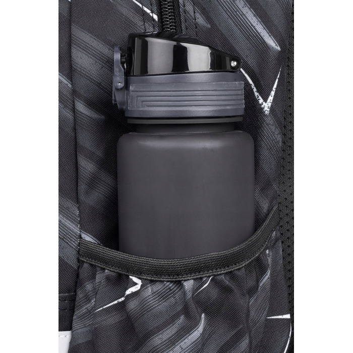 Багатовідсіковий шкільний рюкзак CoolPack, біло-чорний, 28 л