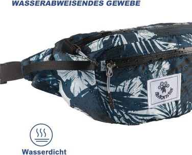 Водонепроникна поясна сумка 4Monster для чоловіків та жінок, ультралегка, спортивна, туристична (армійний зелений, 2L)